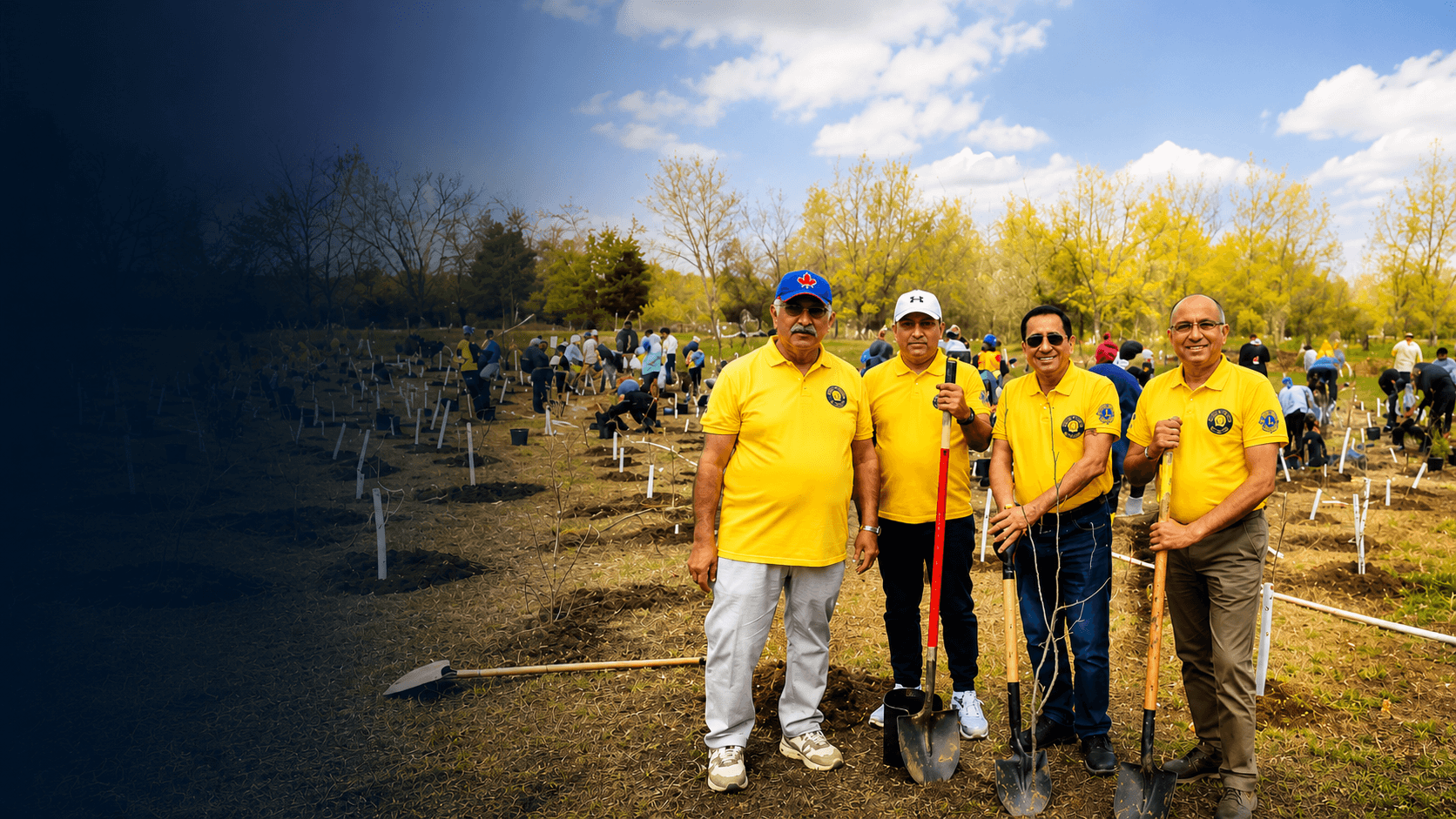 Markham Mantra Lions Club members serving the community